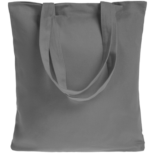 Холщовая сумка Avoska, темно-серая (серо-стальная) фото 2