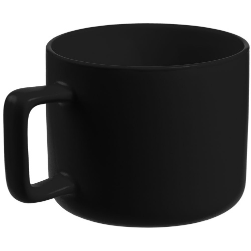 Чашка Jumbo, матовая, черная фото 2