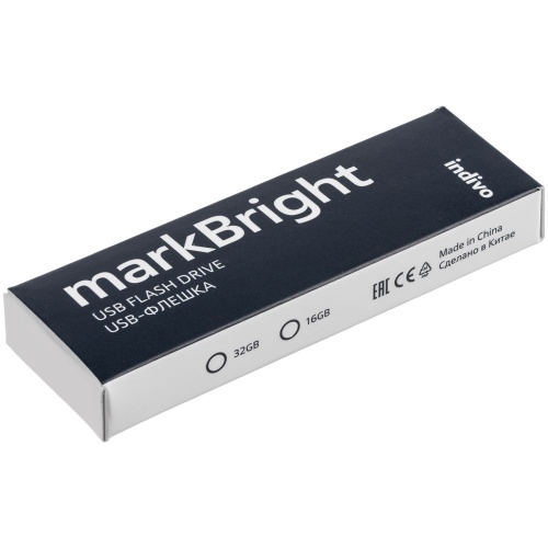 Флешка markBright с синей подсветкой, 32 Гб фото 9
