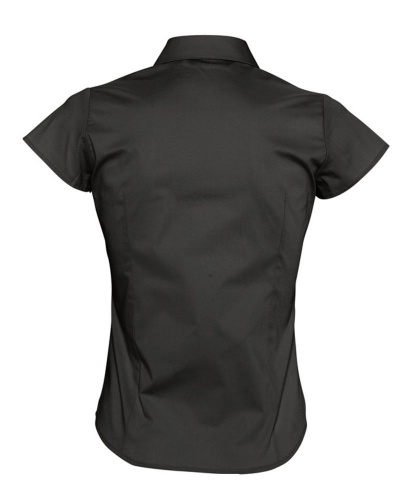 Рубашка женская с коротким рукавом Excess, черная фото 2