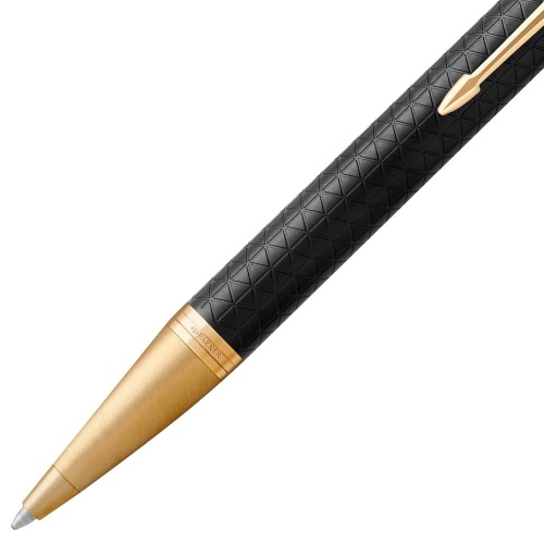 Ручка шариковая Parker IM Premium Black/Gold GT фото 2