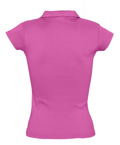 Рубашка поло женская без пуговиц Pretty 220, ярко-розовая фото 2