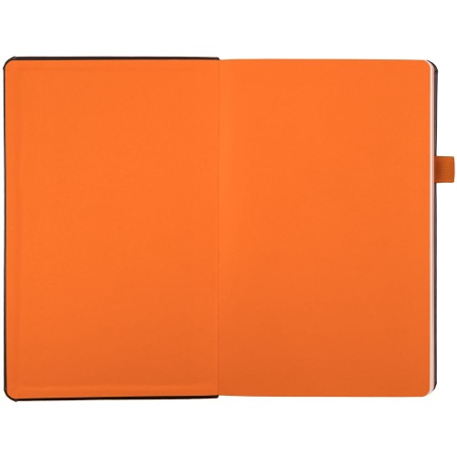 Ежедневник Ton, недатированный, ver. 1, черный с оранжевым фото 4