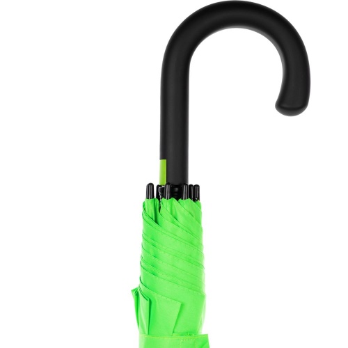 Зонт-трость Undercolor с цветными спицами, зеленое яблоко фото 5