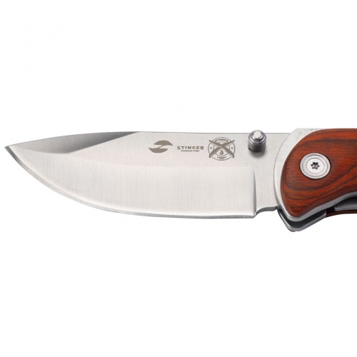 Складной нож Stinger 8236, коричневый фото 4