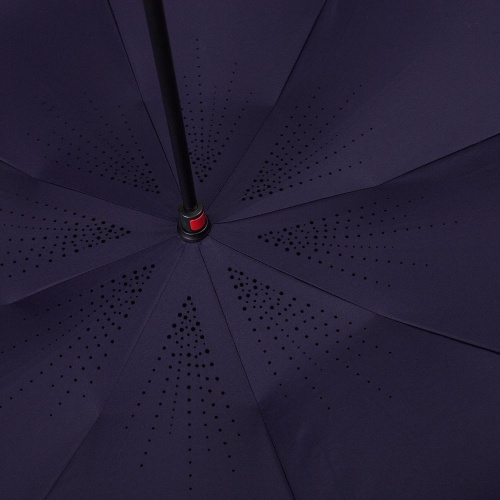 Зонт наоборот Style, трость, темно-синий фото 4