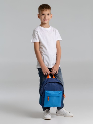 Рюкзак детский Kiddo, синий с голубым фото 11