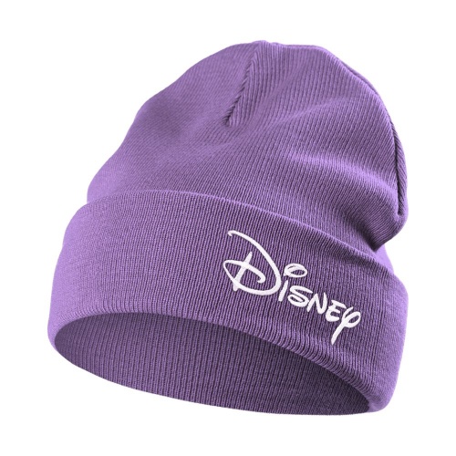 Шапка с вышивкой Disney, фиолетовая фото 2