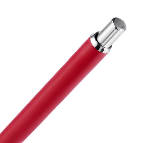 Ручка шариковая Slim Beam, красная фото 2