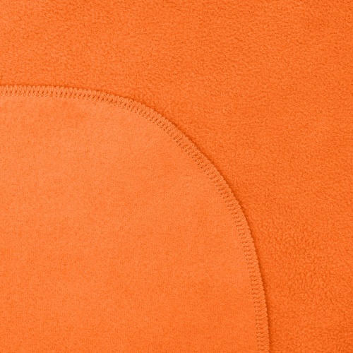 Флисовый плед Warm&Peace, оранжевый фото 2