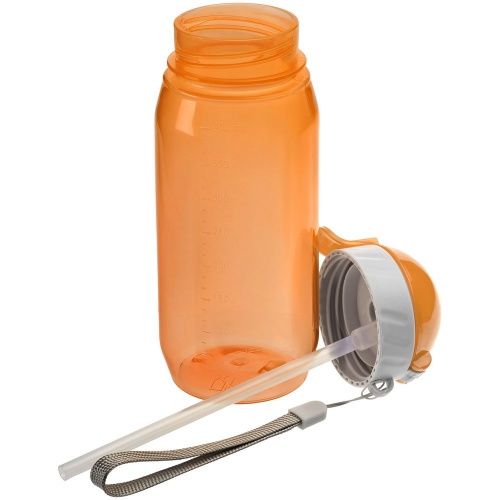 Бутылка для воды Aquarius, оранжевая фото 4