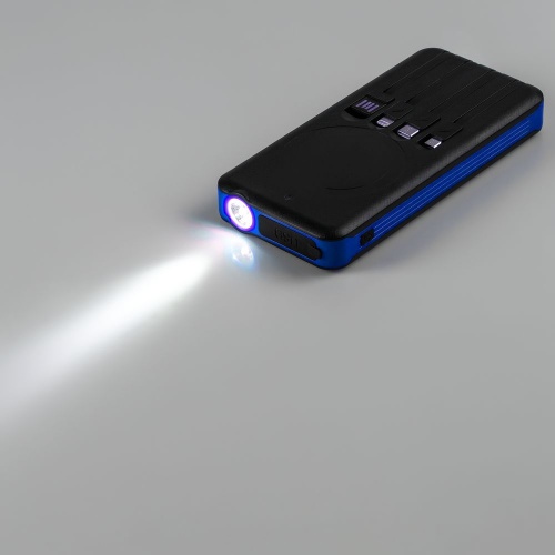 Аккумулятор с беспроводной зарядкой Holiday Maker Wireless, 10000 мАч, синий фото 9