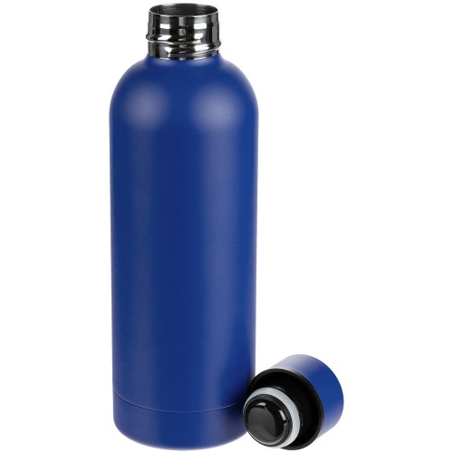 Термобутылка Glendale, синяя фото 3
