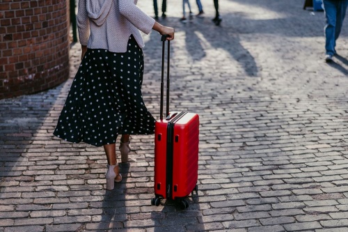 Чемодан Rhine Luggage, красный фото 6