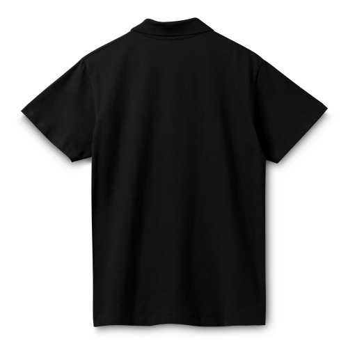 Рубашка поло мужская Spring 210, черная фото 2