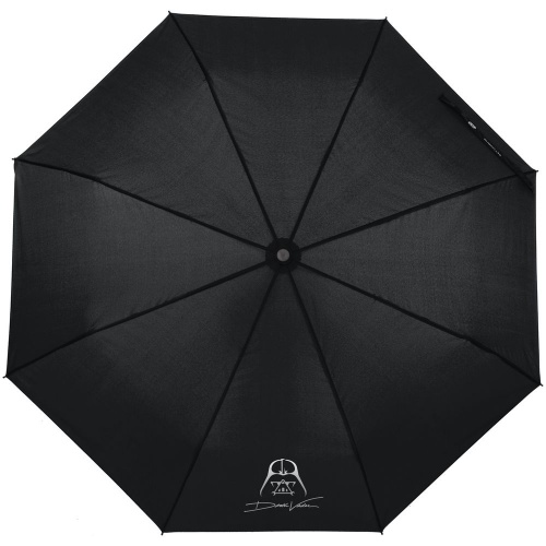 Зонт складной Darth Vader, черный фото 2