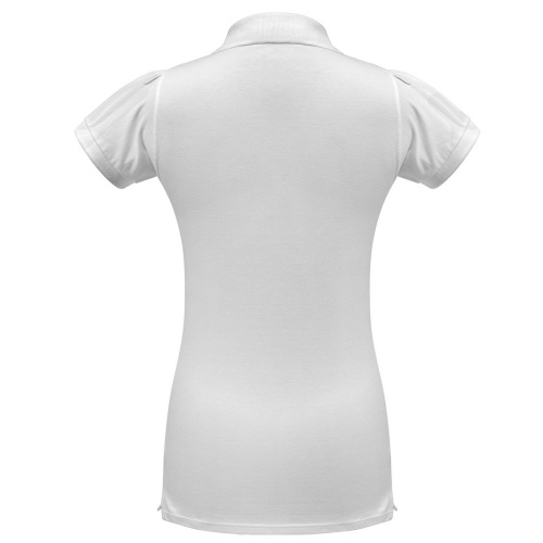 Рубашка поло женская Heavymill белая фото 2
