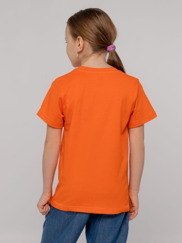 Футболка детская T-Bolka Kids, оранжевая фото 6