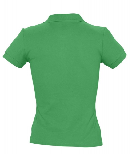 Рубашка поло женская People 210, ярко-зеленая фото 2