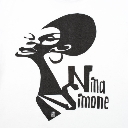 Футболка женская «Меламед. Nina Simone», белая фото 3