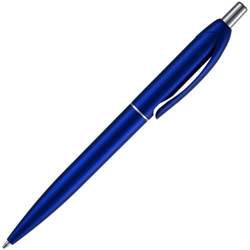 Ручка шариковая Bright Spark, синий металлик фото 3
