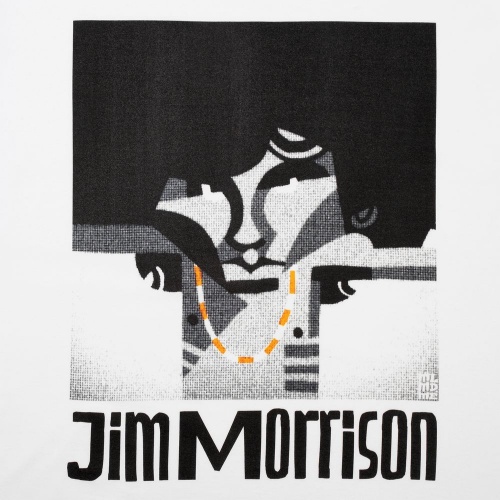 Футболка «Меламед. Jim Morrison», белая фото 4