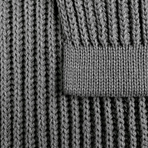 Плед Shirr, серый меланж фото 3