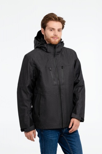 Куртка-трансформер мужская Matrix, серая с черным фото 10