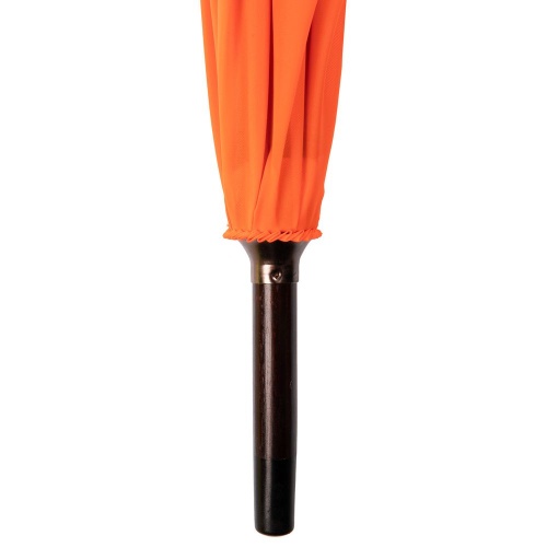 Зонт-трость Standard, оранжевый неон фото 5