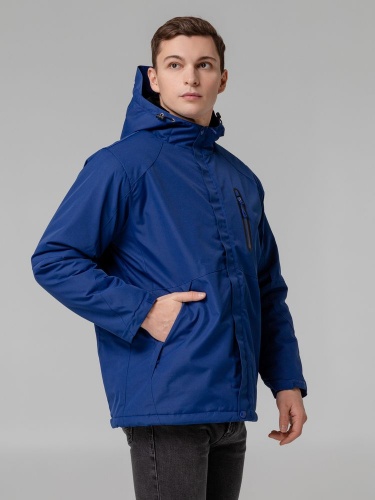 Куртка с подогревом Thermalli Pila, синяя фото 17