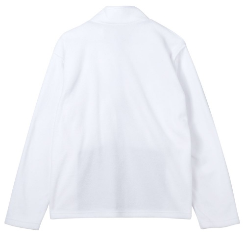 Куртка флисовая унисекс Manakin, белая фото 2