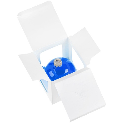Елочный шар Gala Night в коробке, синий, 6 см фото 6