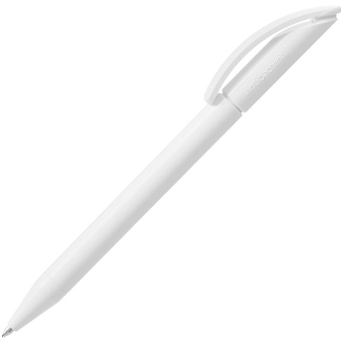 Ручка шариковая Prodir DS3 TPP Antibacterial, белая фото 2