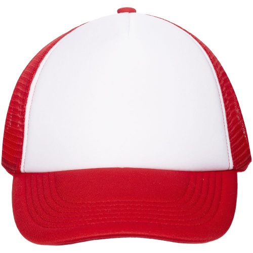 Бейсболка Sunbreaker, красная с белым фото 3