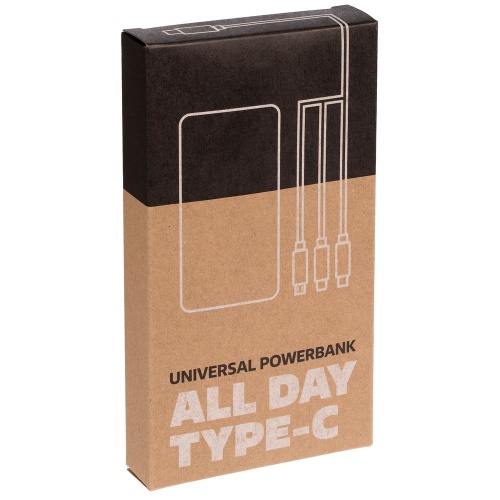 Aккумулятор Uniscend All Day Type-C 10000 мAч, оранжевый фото 7