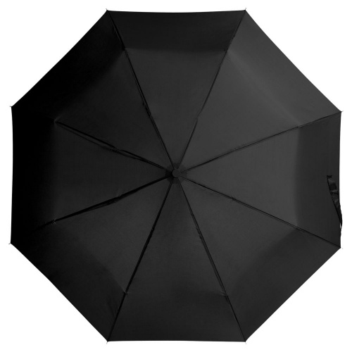 Зонт складной Basic, черный фото 2