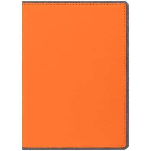Ежедневник Frame, недатированный, оранжевый с серым фото 3