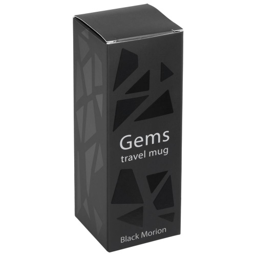 Термостакан Gems Black Morion, черный морион фото 6