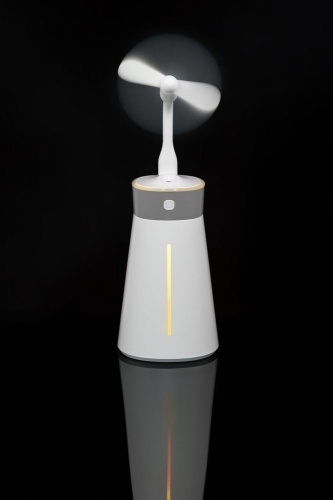 Увлажнитель воздуха с вентилятором и лампой airCan, белый фото 14