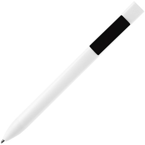 Ручка шариковая Swiper SQ, белая с черным фото 2