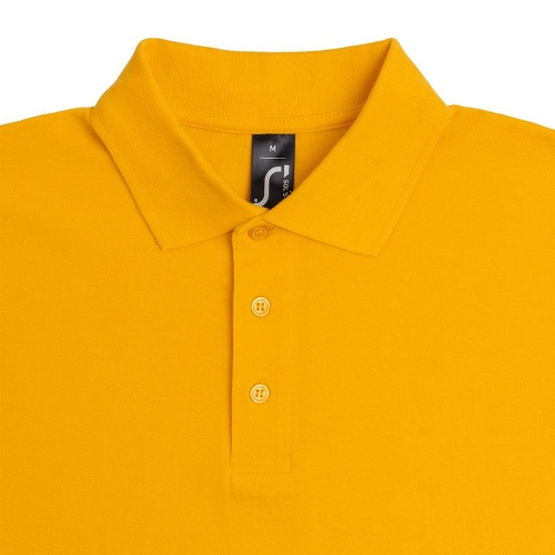 Рубашка поло мужская Summer 170, желтая фото 3