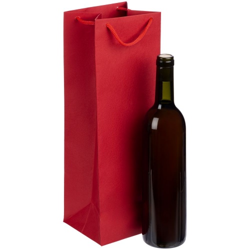 Пакет под бутылку Vindemia, красный фото 3