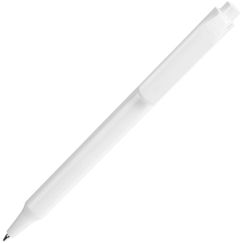 Ручка шариковая Pigra P04 Polished, белая фото 2