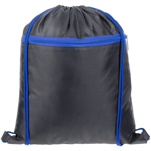 Детский рюкзак Novice, серый с синим фото 2