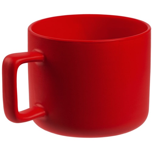 Чашка Jumbo, матовая, красная фото 2