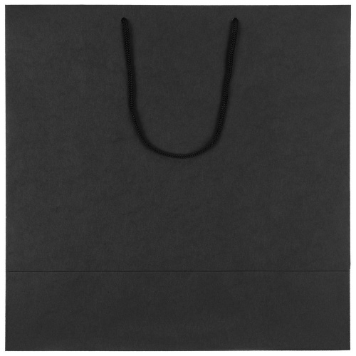 Пакет бумажный Porta L, черный фото 2