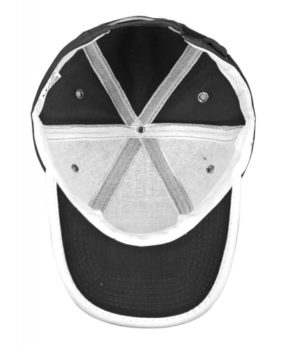 Бейсболка Unit Trendy, черная с белым фото 5