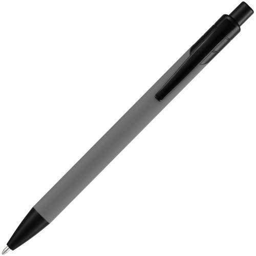 Ручка шариковая Undertone Black Soft Touch, серая фото 4