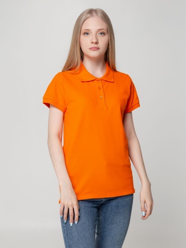 Рубашка поло женская Virma Lady, оранжевая фото 5