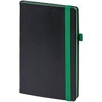 Ежедневник Ton, недатированный, ver. 1, черный с зеленым